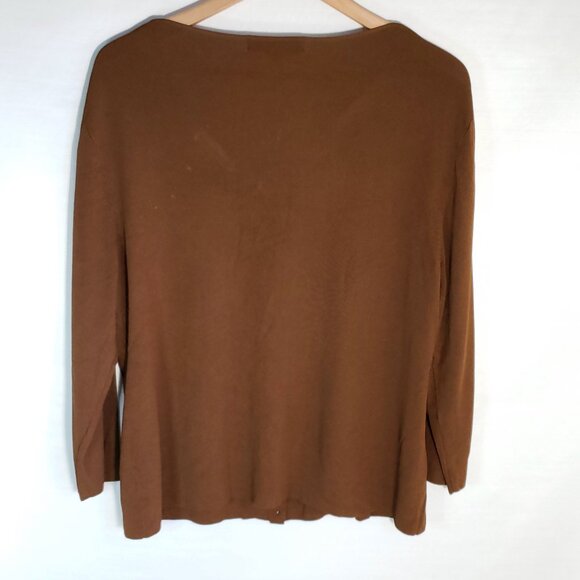 Carolyn Taylor 1990's Vintage Womens v-neck cardigan sweater Fits L- XL - Picture 2 of 7